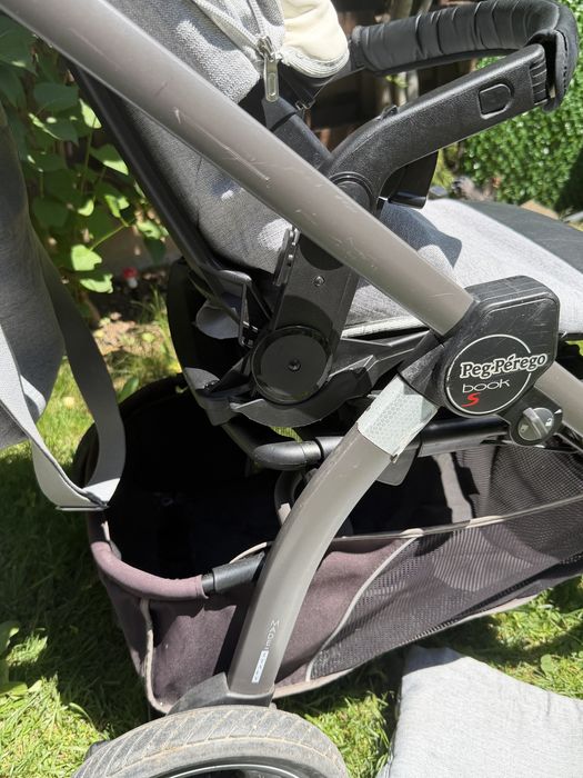 Продавам количка Peg Perego Book S 2в1 – кош за новородено + седалка