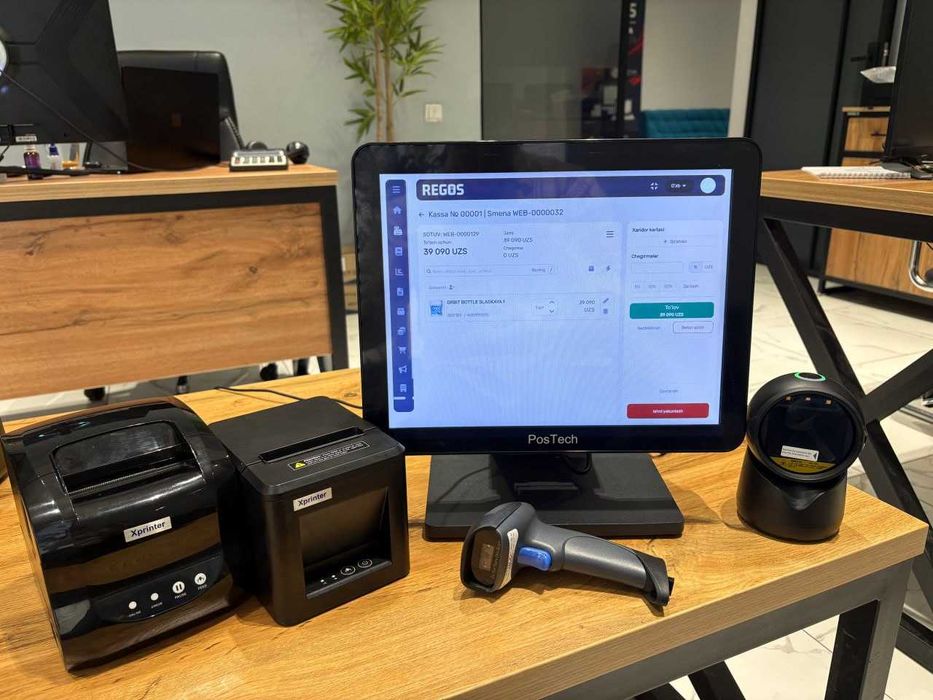 Кассовый аппарат Моноблок Monoblok Kassa Sensor Dokon ucuch kassa