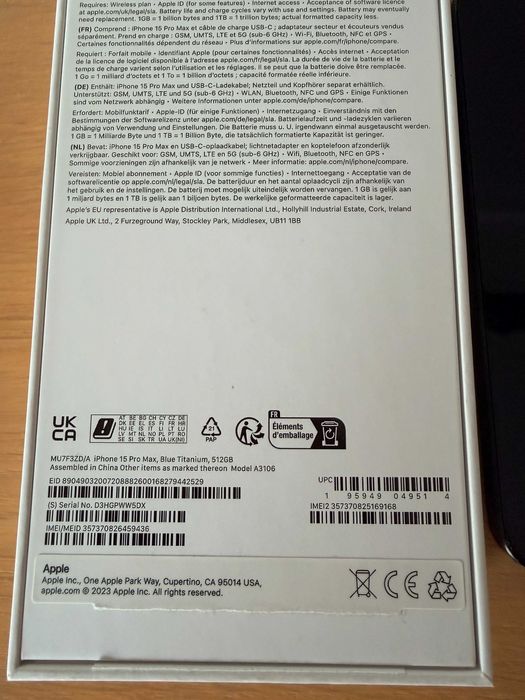 iPhone 15 Pro Max 512 GB