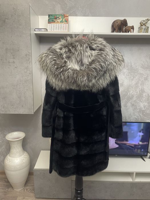 Норковая шуба, чернобурка, 40-46