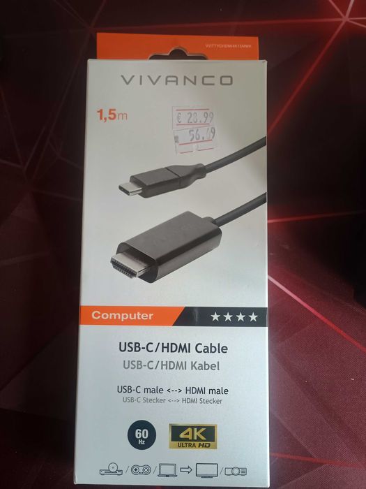 HDMI male to usb-c