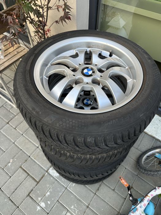 Set roti iarna BMW jante + anvelope 205 55 R16