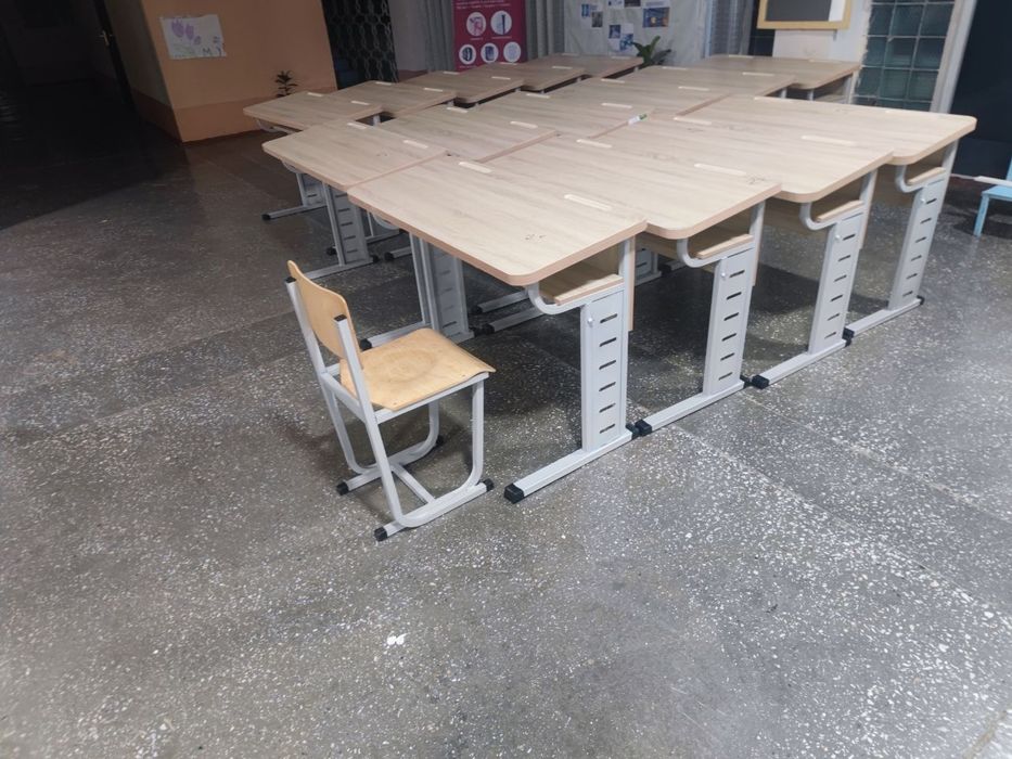 Мактаб партала стуллари. Школьные парты и стулья от производителя