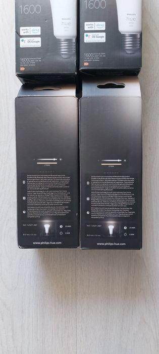 Philips Hue White E27 Смарт крушка, 1600 лумена