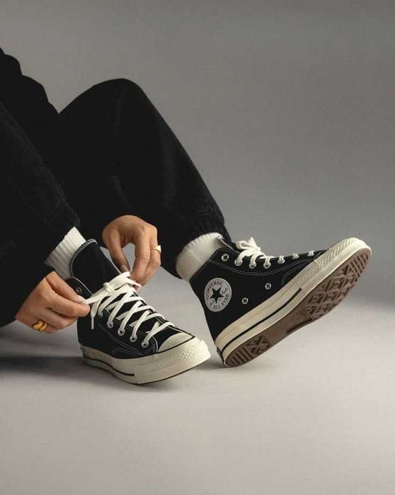Топовые Converse Черно-Белые – Легендарная Классика!