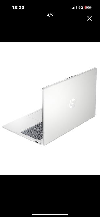 Ноутбук Hp серебристый,почти как новый.Использовала сама пол года………..