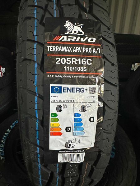 Нови джипови гуми ARIVO TERRAMAX ARV PRO A/T 205R16C 110/108S НОВ DOT