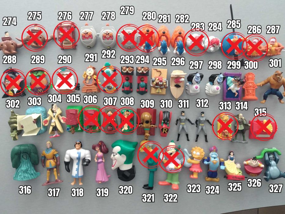 McDonalds Toys Макдоналдс Играчки от 90те 00те Винтидж Колекционерски