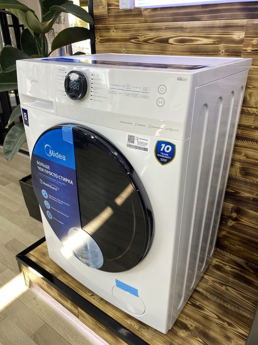 Стиральная машина Midea - MF200W80WB / W-C  на 8 кг/ Инверторный мотор