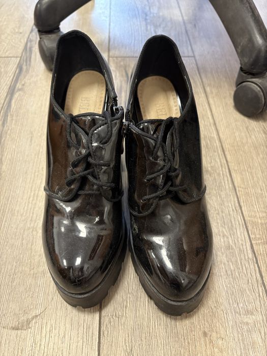 Ботильоны туфли обувь лакированные