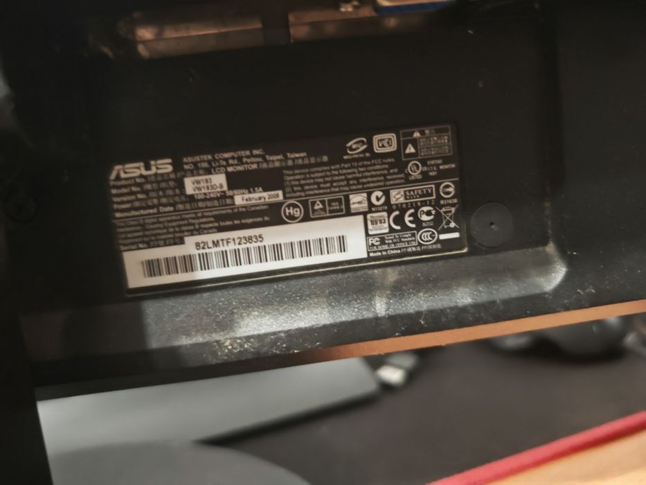 Monitor asus full HD 21 inch 60hz