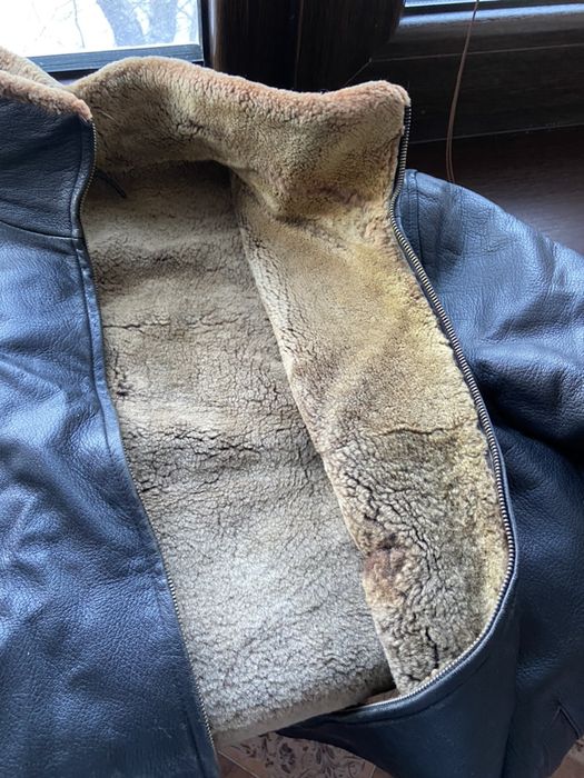 Куртка зимняя кожаная