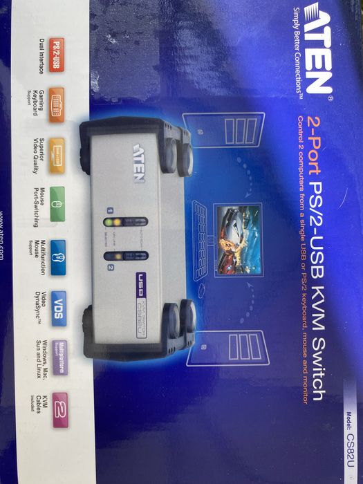 ATEN 2-Port PS/2-USB VGA KVM Switch