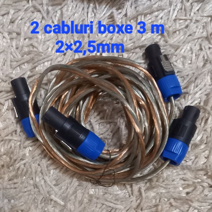 Cabluri  boxe pasive, Cablu xlr 25m, cablu retea alimentare