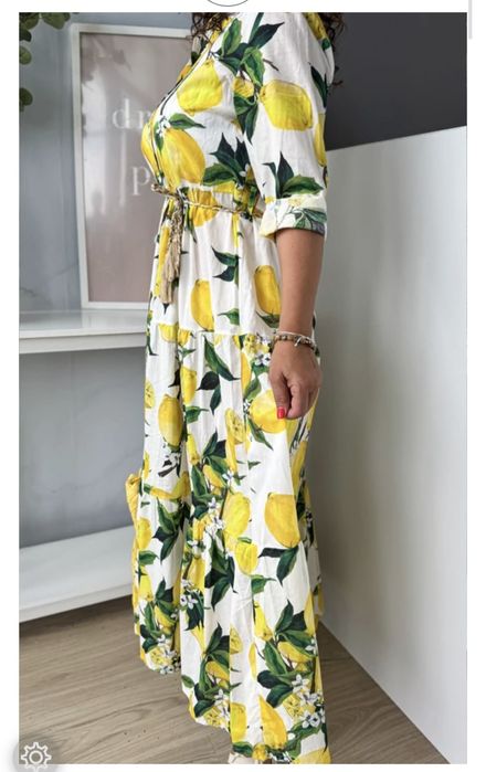 Рокля-риза лимони, нова