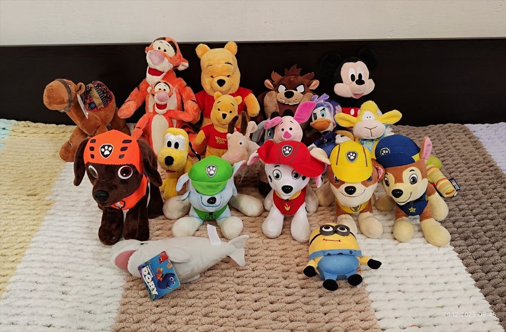 Игри плюшени малко до голямо