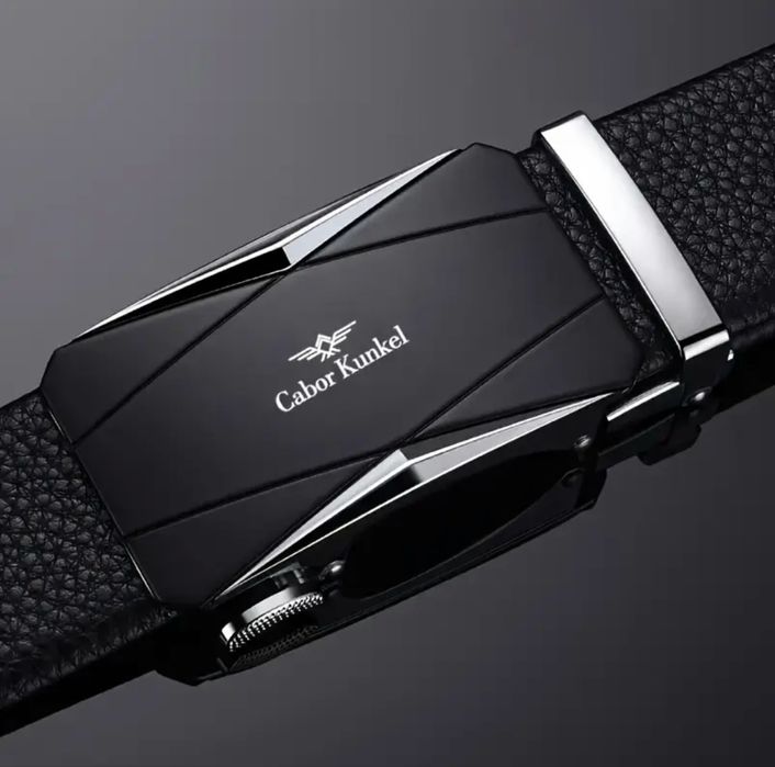 Мъжки официални колани с изчистена геометрия на катарамата в 3 версий!