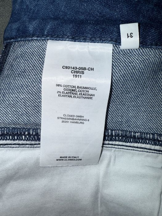 Closed fusta bumbac imitatie denim