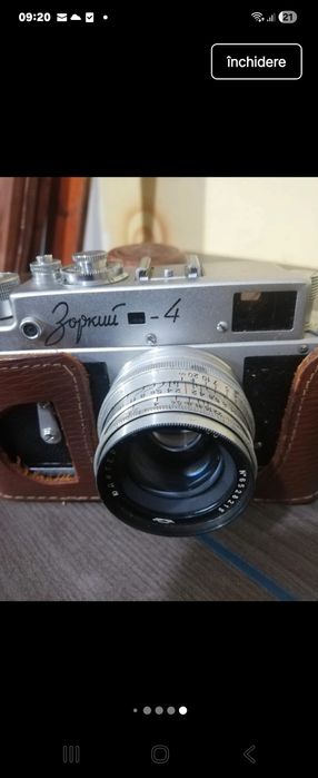 Aparat foto Zorki-4 plus blitz