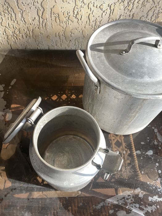 Алюминиевая кастрюля + бидон