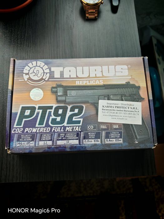 Pistol airsoft Taurus PT92 Metal