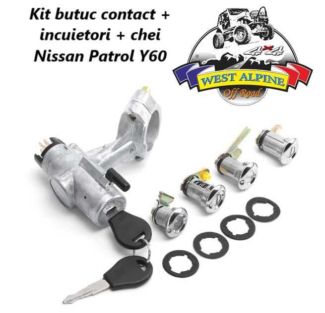 Kit butuc contact + incuietori + chei Nissan Patrol Y60