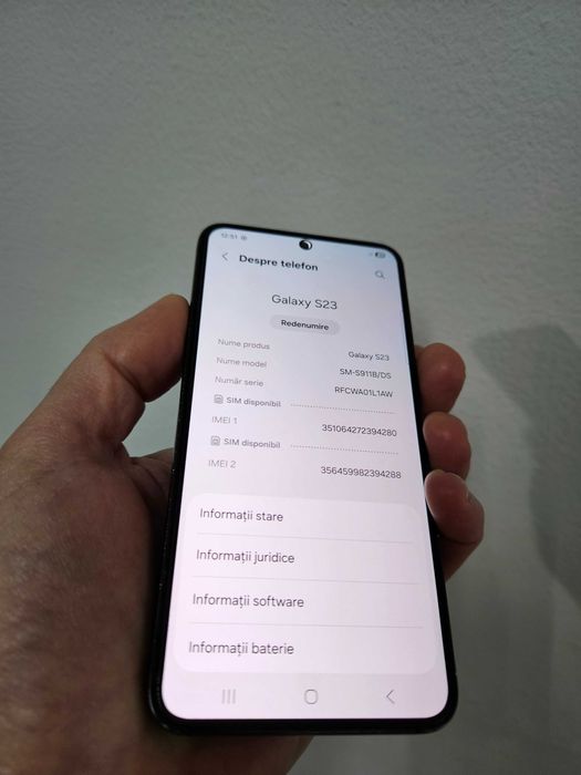 Samsung Galaxy S23, 128 Gb, 8 Gb, Garantie.