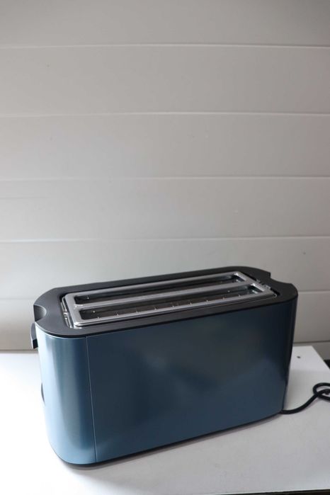 Тостер от неръждаема стомана Arendo, дълъг отвор, 4 филийки,