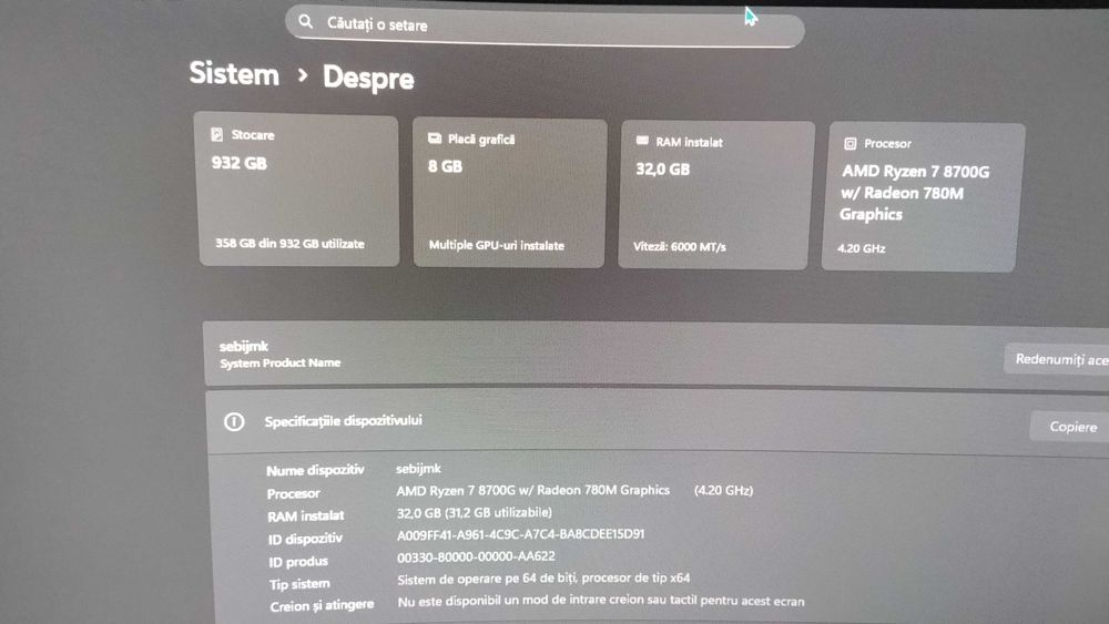 Vând PC gaming de o performanță înaltă în toate jocurile din 2026.