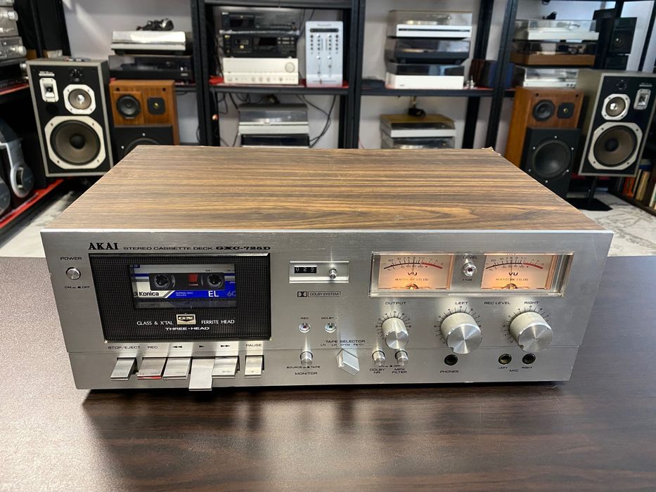 Vintage триглав дек Akai