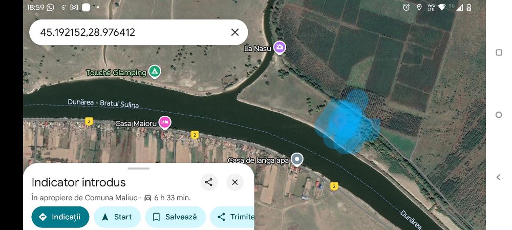 Teren 1000mp pe malul Sulina Ilganii de Sus • OLX.ro