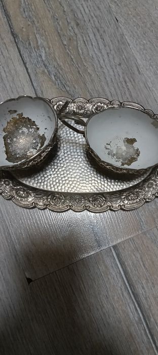 Set cafea argintat vechi