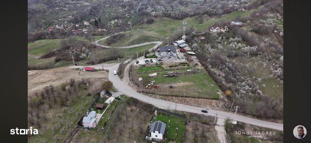 Teren intravilan 1288 mp, acces pietruit, utilități