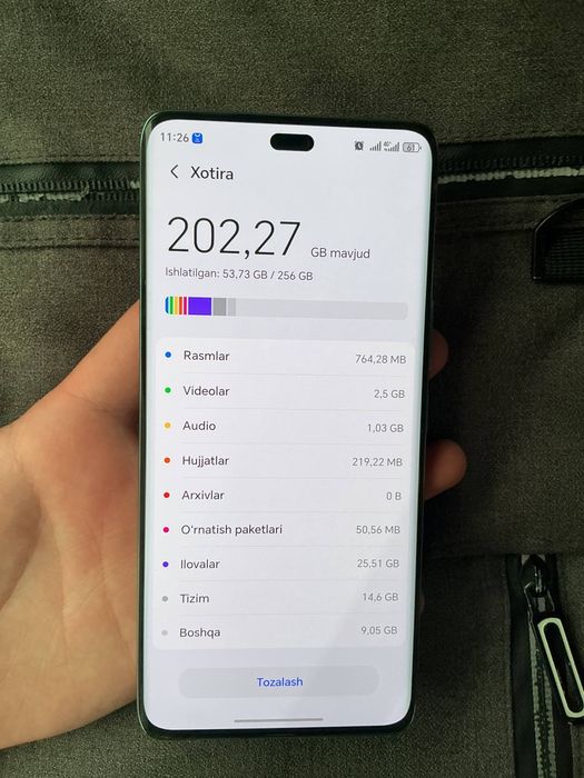 Honor 9C - 256 xotira 12 tezkor xotira