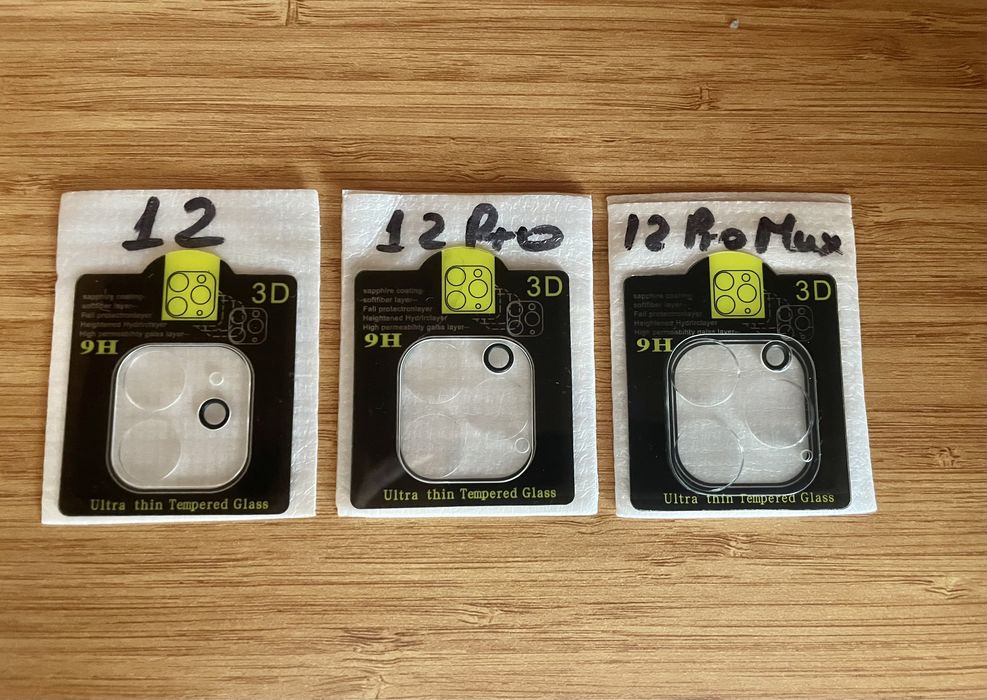 Vand folie sticla camera Iphone 11,12,13,14,15 Pro Max,16