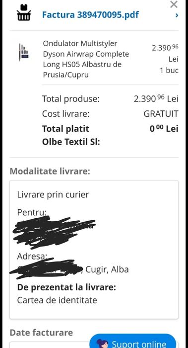 Dyson airwrap nou