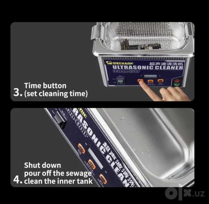 Ванна ультразвуковая Mechanic iClean-E08P (0.8 л, 50W)