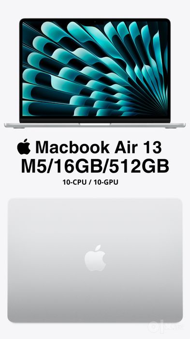 Macbook Air 13 M5/16GB/512GB/Silver (10-CPU / 10-GPU)