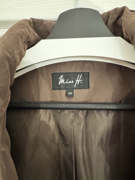 Palton de iarnă Miss H., mărimea 36, maro – femei