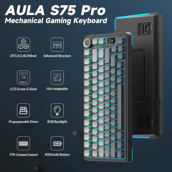 Гейминг клавиатура Aula S75 Pro