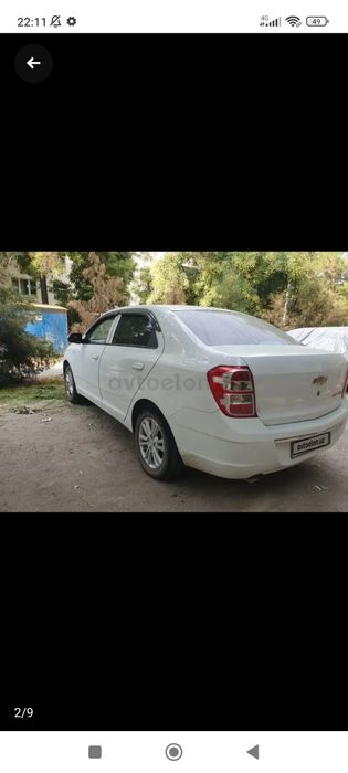 COBALT  2022-yil. Metan Gaz Benzin. Mowinaga  1000 % Garantiya.