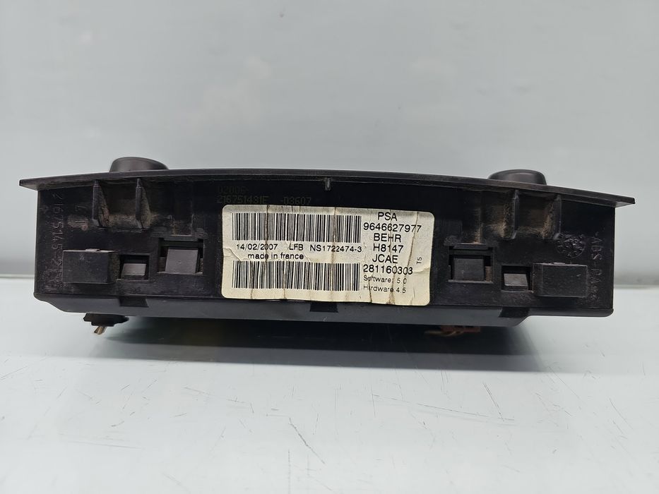 Panou comanda clima PEUGEOT 307 [Fabr 2000-2008] 9646627977