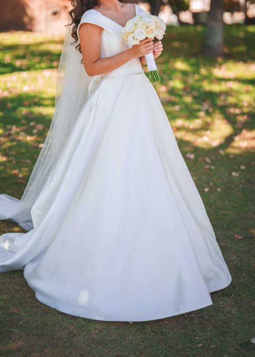 Сватбена булчинска рокля София Борисова Романтика Нова Колекция