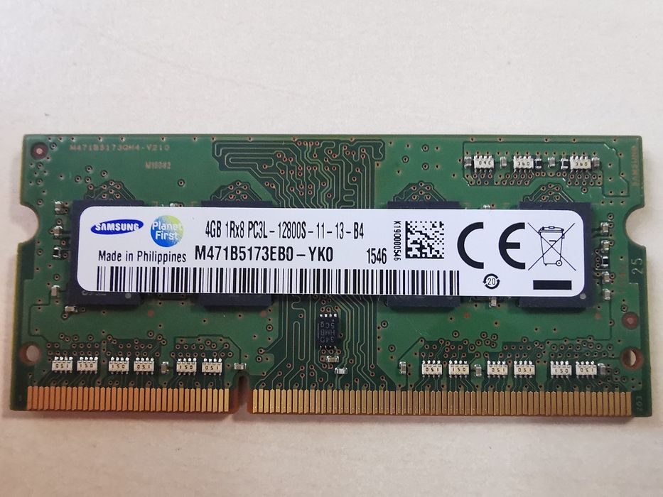 Memorie RAM 4 gb DDR3L, 1.35v