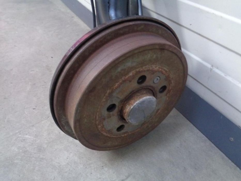 Punte spate pe tambur, Skoda Fabia, 1.4tdi