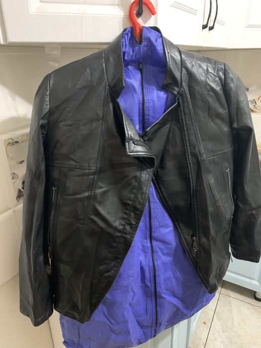 Кожанный куртка 44-46 размер
