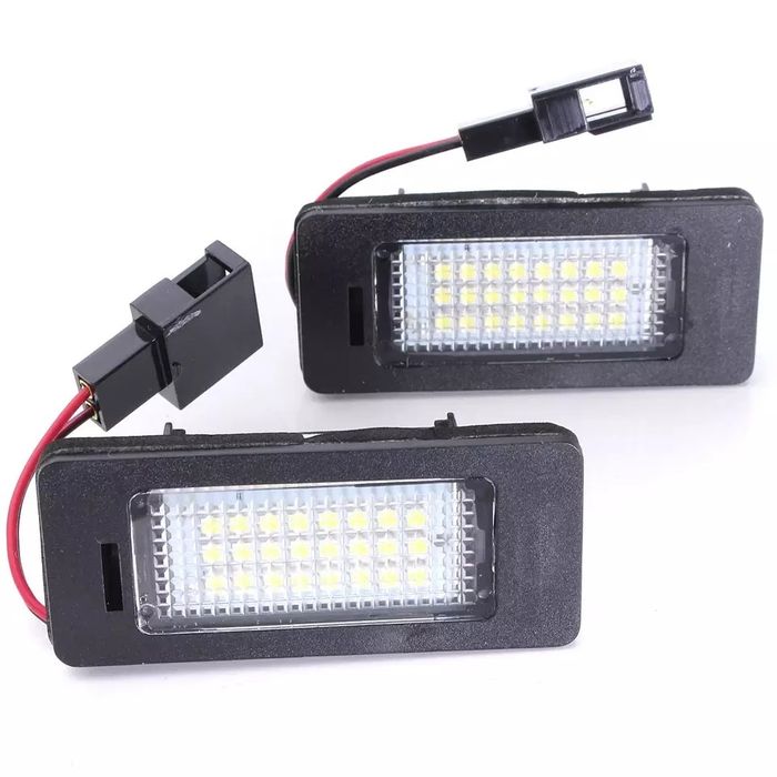 Set de 2 lămpi cu led pentru număr auto