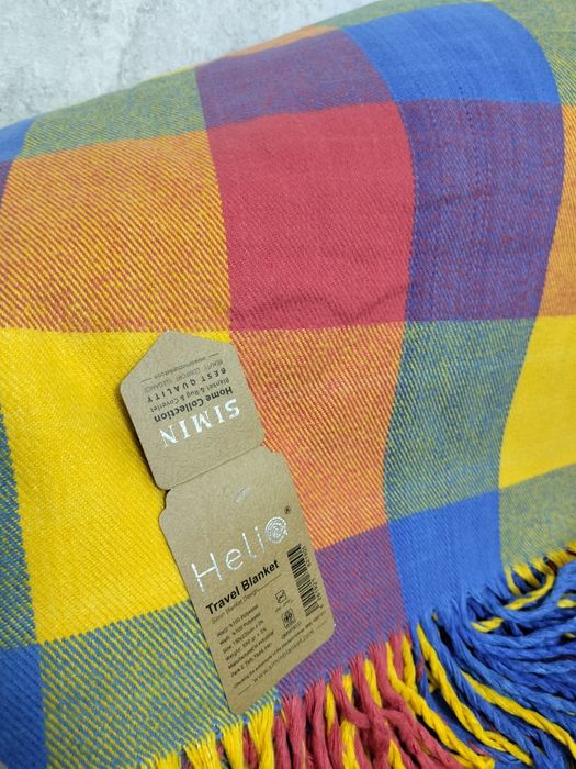 Плед SIMIN Иранский в клетку 150х200 см