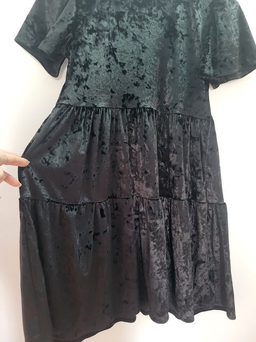 Детска черна рокля