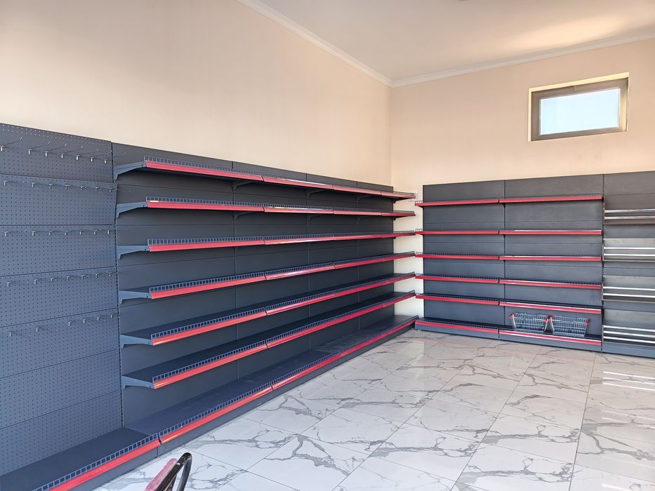 Magazinga tokcha, savdo Stelaji, vitrina, prilavkalar, polka,